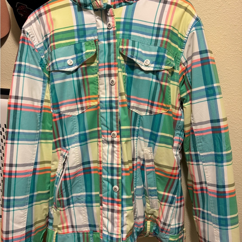 Colorful Plaid Snow Jacket